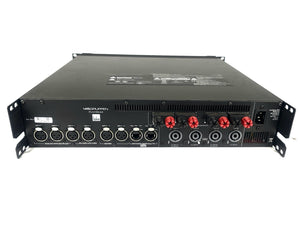 Lab Gruppen PLM5K44 BP 5,000 Watt Amplifier w/ 4 Flexible Output Channels, Lake Digital Signal Processing and Digital Audio Networking for Touring Applications