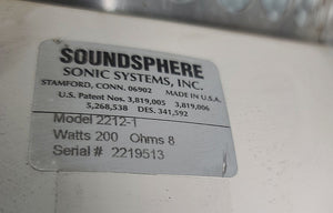 Soundsphere Q-12AWR-WH 12" Loudspeaker (250W, White)