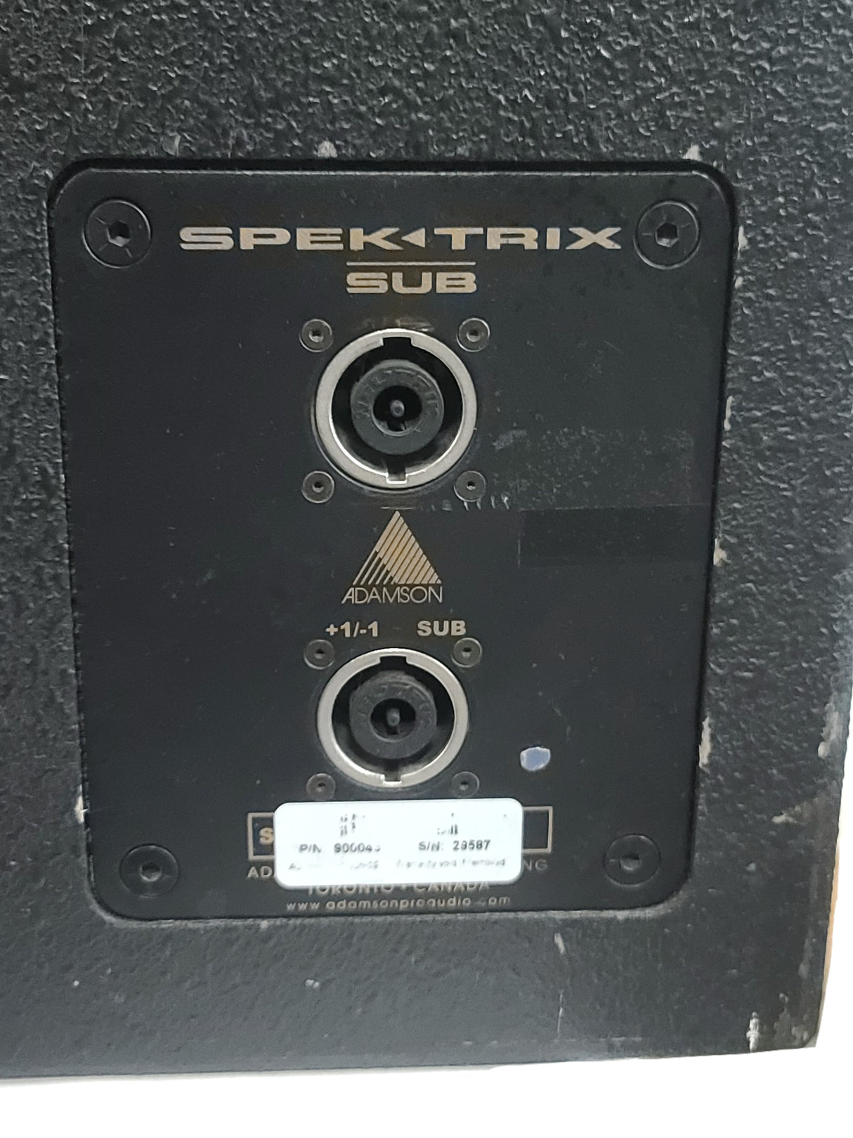 Adamson SpekTrix Dual 18" Compact Passive Sub-Bass w/ Rigging Frame