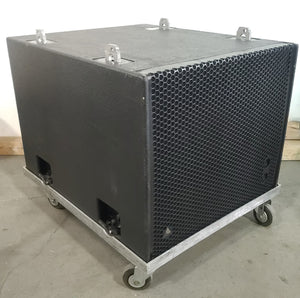 Adamson SpekTrix Dual 18" Compact Passive Sub-Bass w/ Wheeled Dolly