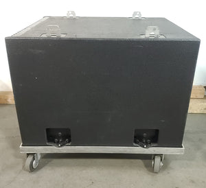 Adamson SpekTrix Dual 18" Compact Passive Sub-Bass w/ Wheeled Dolly
