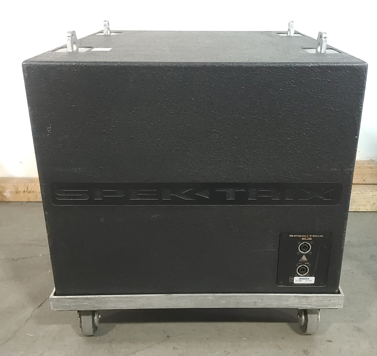 Adamson SpekTrix Dual 18" Compact Passive Sub-Bass w/ Wheeled Dolly