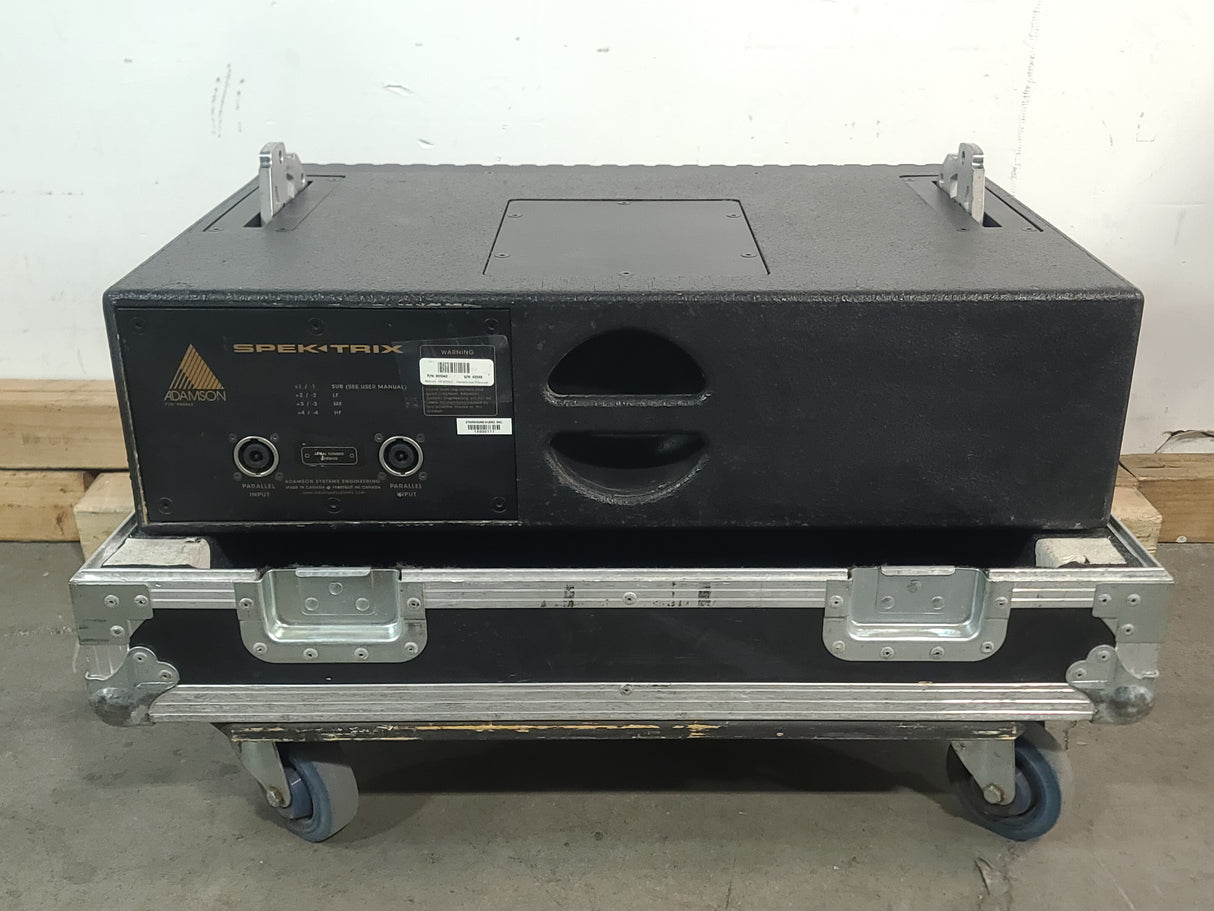Adamson SpekTrix 3-way Passive Loudspeaker in Wheeled Road Case