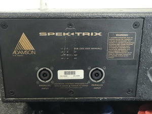 Adamson SpekTrix 3-way Passive Loudspeaker in Wheeled Road Case