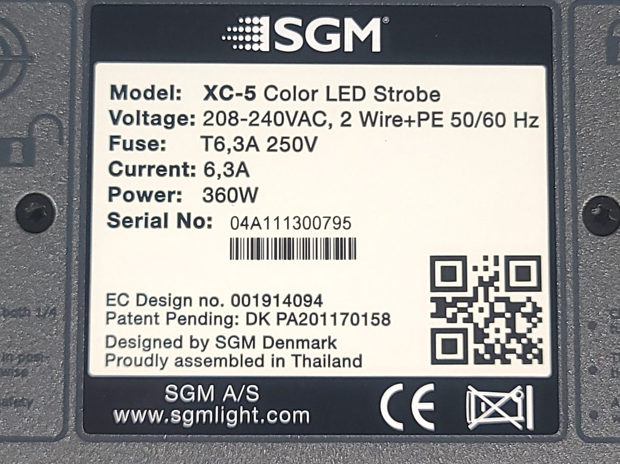 SGM XC·5 Color LED Strobe Light [NEW]