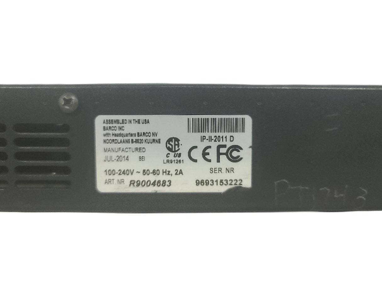 Barco Folsom R9004683 ImagePRO-II w/ Dual Output