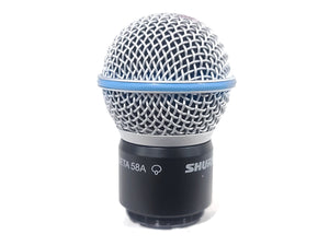 Shure UR2-H4 Handheld Wireless Transmitter (H4:518-578MHz) w/ BETA 58A Mic Capsule & Mic Clip in Soft Pouch