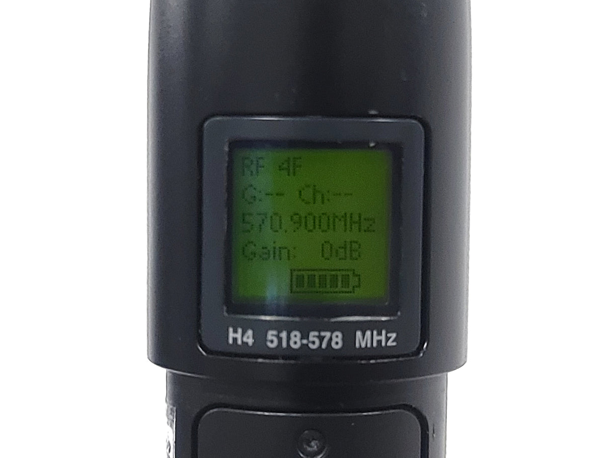 Shure UR2-H4 Handheld Wireless Transmitter (H4:518-578MHz) w/ BETA 58A Mic Capsule & Mic Clip in Soft Pouch