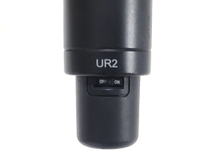 Shure UR2-H4 Handheld Wireless Transmitter (H4:518-578MHz) w/ BETA 58A Mic Capsule & Mic Clip in Soft Pouch