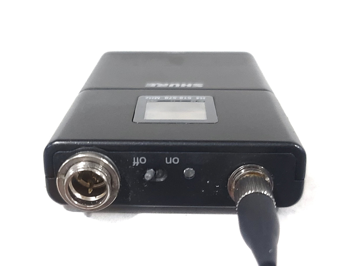 Shure UR1-H4 Bodypack Wireless Transmitter (518-578 HMz) in Soft Pouch