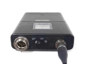 Shure UR1-H4 Bodypack Wireless Transmitter (518-578 HMz) in Soft Pouch