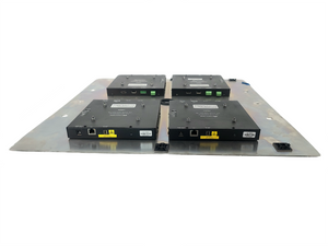 (12) Crestron DM-RMC-SCALER-S2 DigitalMedia 8G Single-Mode Fiber Receiver & Room Controller w/ (8) Mounting Brackets & (3) Mounting Panels