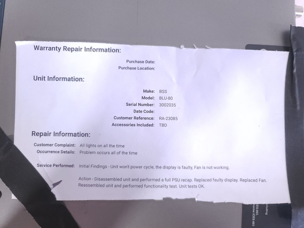 BSS Audio Soundweb BLU-80 Signal Processor