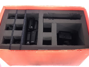 (6) Motorola CP200 Portable Two-Way Radios w/ 6-In-One Charging Bay (1 BAD DOCK) in Shipping Box