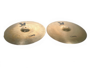 (2) Zildjian K20835 K Crash Rides in Carry Case