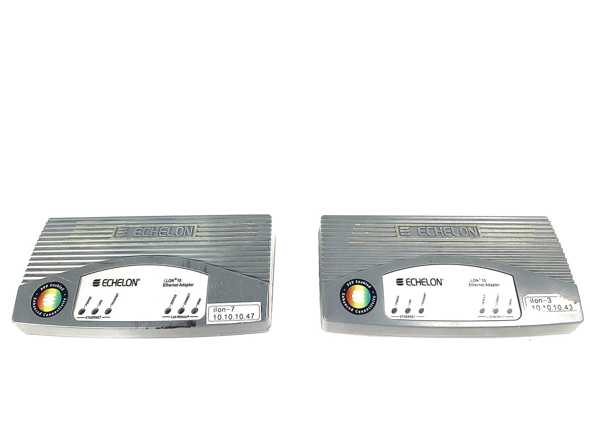 (2) ECHELON i.LON 10 Ethernet Adapters