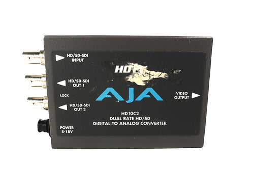 AJA HD10C2 Dual Rate HD/SD Digital to Analog Converter