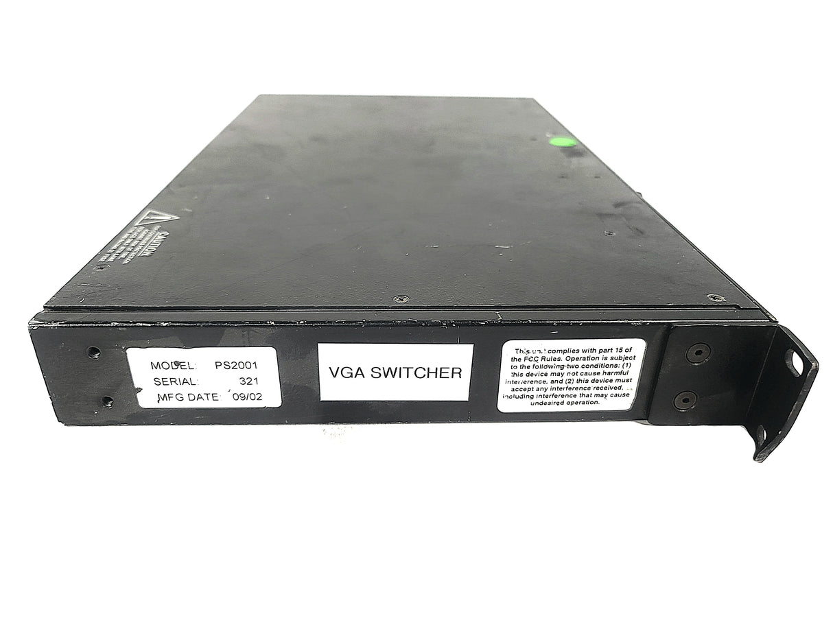 Folsom Research PS2001 Presentation PRO Video Switcher (Missing Rack Ear & Missing Buttons)