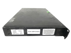 Folsom Research PS2001 Presentation PRO Video Switcher (Missing Rack Ear & Missing Buttons)