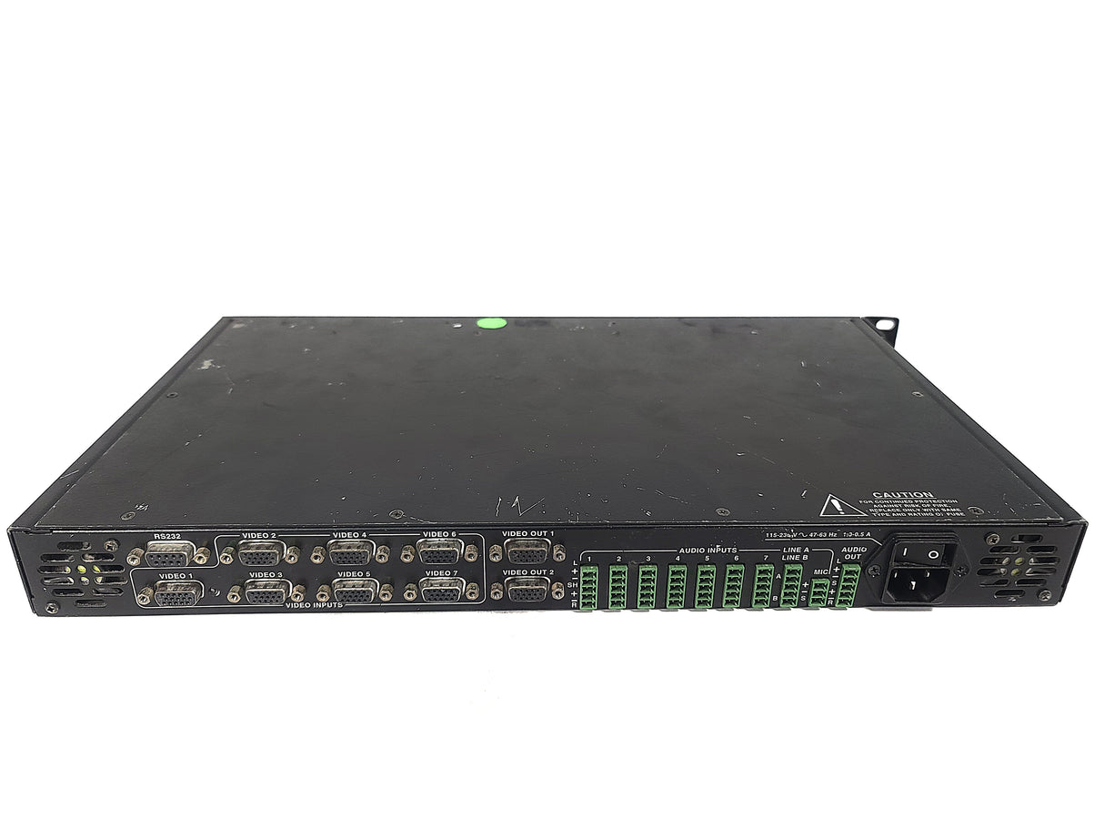 Folsom Research PS2001 Presentation PRO Video Switcher (Missing Rack Ear & Missing Buttons)