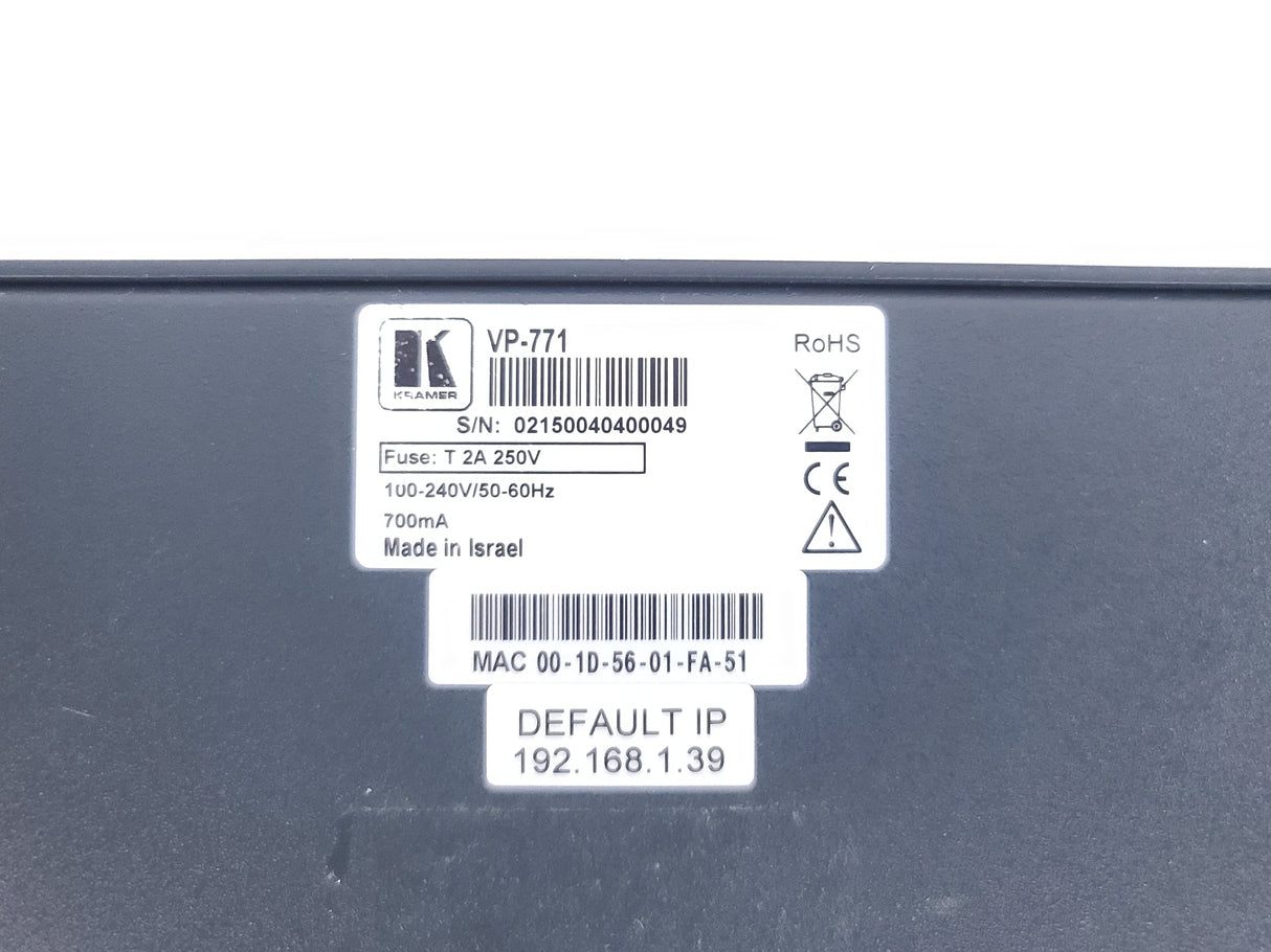 Kramer VP-771 ProScale Presentation Switcher/Scaler in Original Box