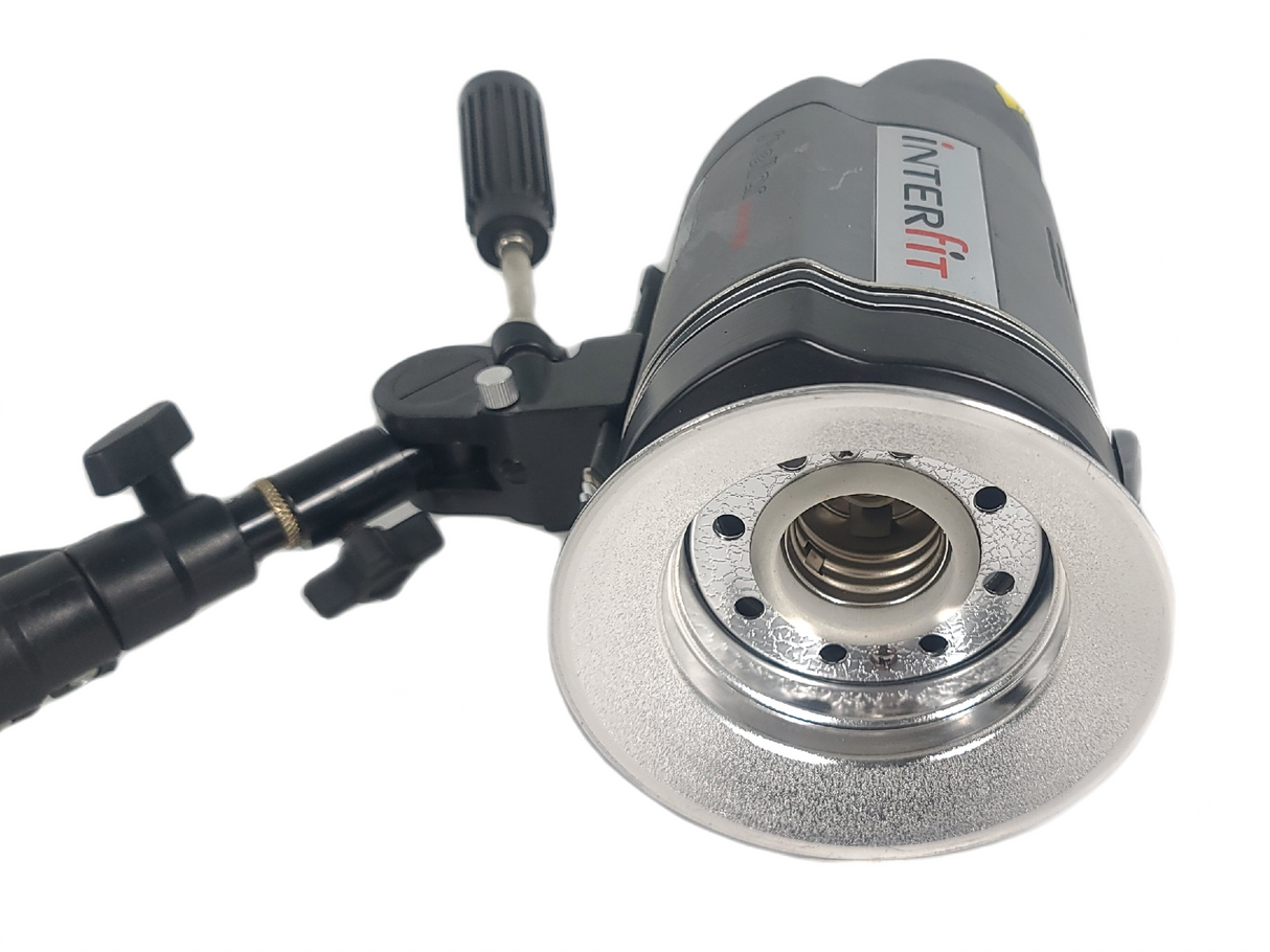 Interfit INT194 Stellar X Solarlite w/ Tripod, Reflector, & (2) Retractable Cross Bases in Soft Carry Case (NO BULB)