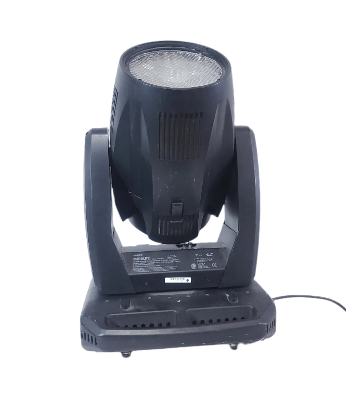 (2) Vari-Lite VLX Wash Moving Head Lights w/ (4) Mounting Brackets & Mounting Clamp in Wheeled Road Case
