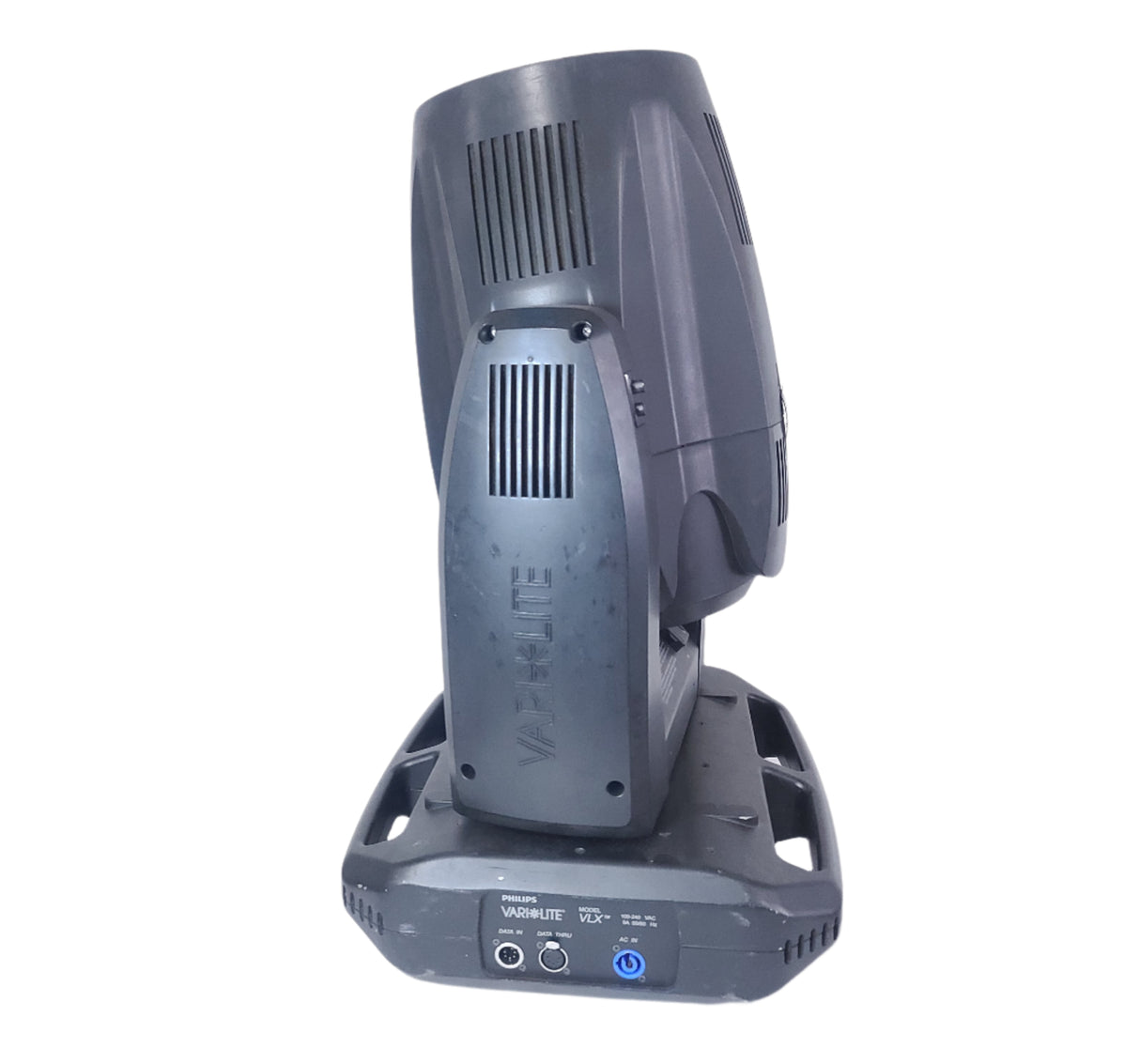 (2) Vari-Lite VLX Wash Moving Head Lights w/ (4) Mounting Brackets in Wheeled Road Case