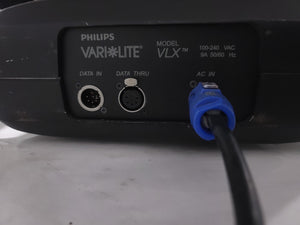 (2) Vari-Lite VLX Wash Moving Head Lights w/ (4) Mounting Brackets in Wheeled Road Case