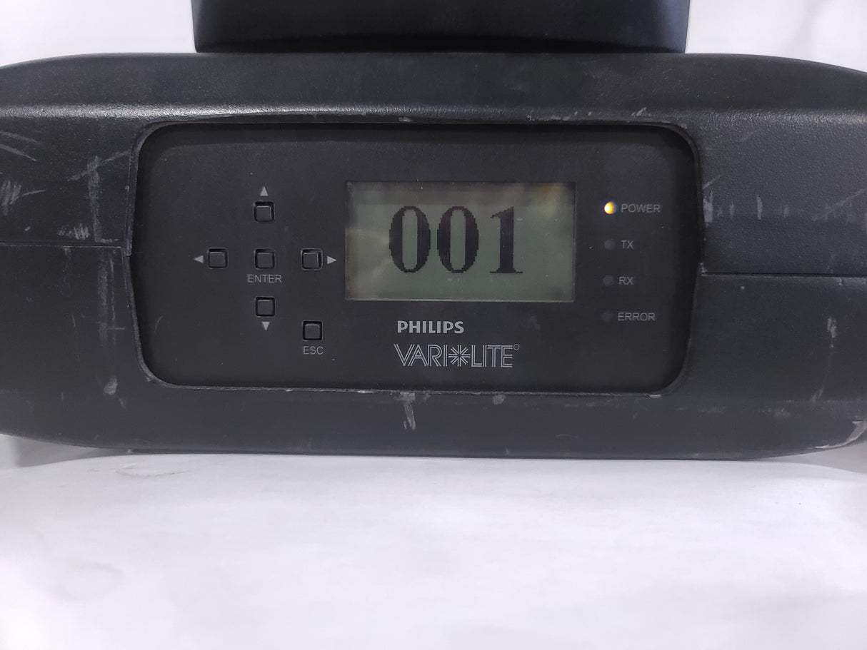 (2) Vari-Lite VLX Wash Moving Head Lights w/ (4) Mounting Brackets & (4) Mounting Clamp in Wheeled Road Case