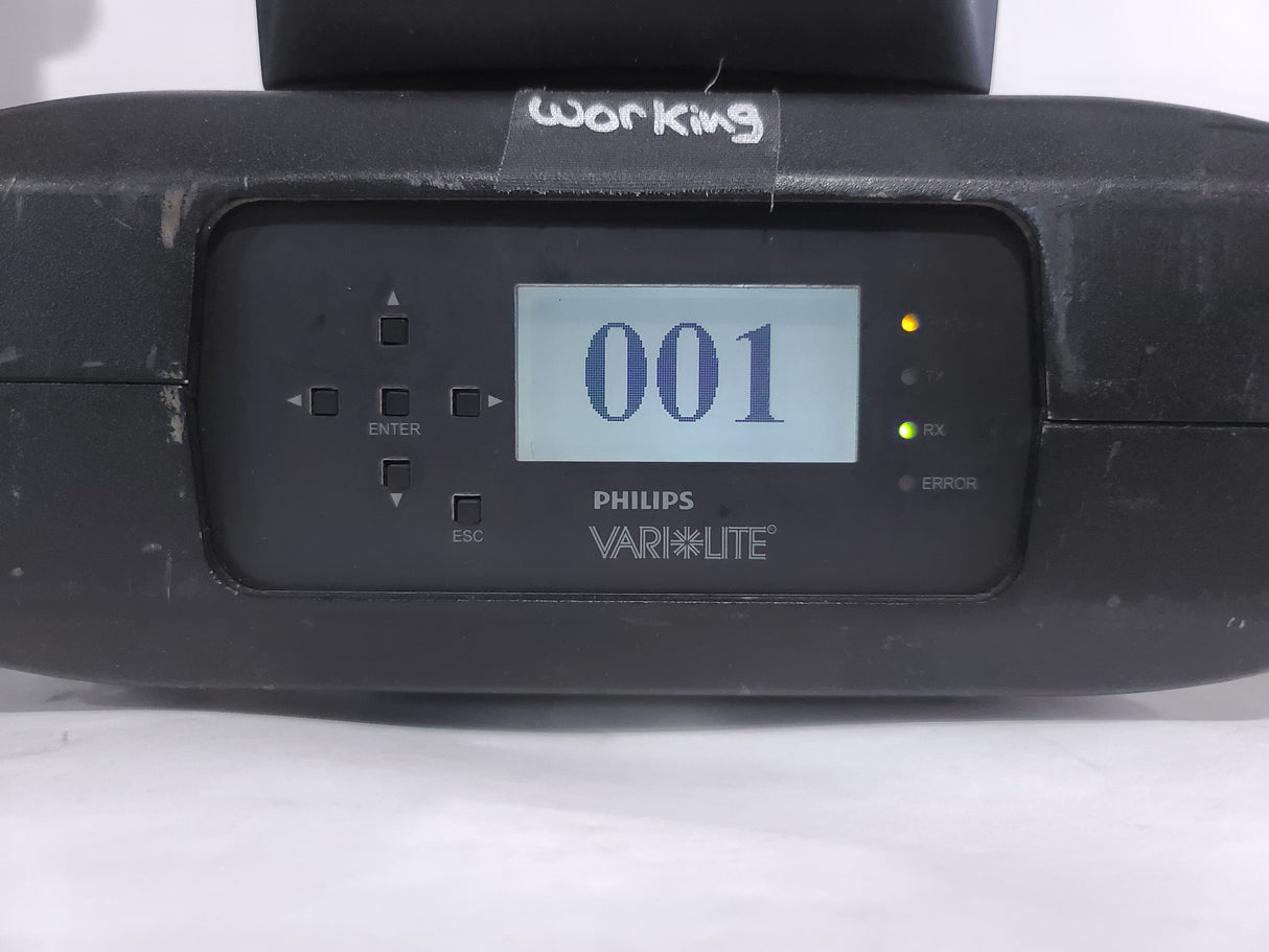 (2) Vari-Lite VLX Wash Moving Head Lights w/ (4) Mounting Brackets & (4) Mounting Clamp in Wheeled Road Case