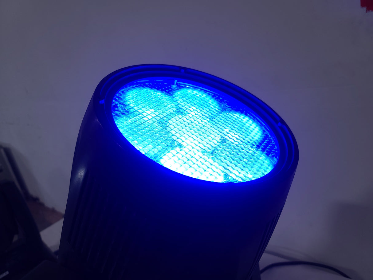 (2) Vari-Lite VLX Wash Moving Head Lights w/ (4) Mounting Brackets & (4) Mounting Clamp in Wheeled Road Case