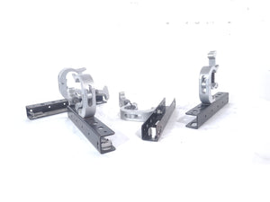 (2) Vari-Lite VLX Wash Moving Head Lights w/ (4) Mounting Brackets & (4) Mounting Clamp in Wheeled Road Case