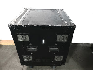 Armadillo 12RU Wheeled Rack Case w/ (2) Drawers