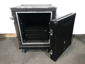 Armadillo 12RU Wheeled Rack Case w/ (2) Drawers