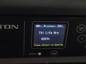 (4) Ayrton Wildsun 500C Moving LED Head Light  w/ Clamps & Safety Cables in Wheeled Road Case