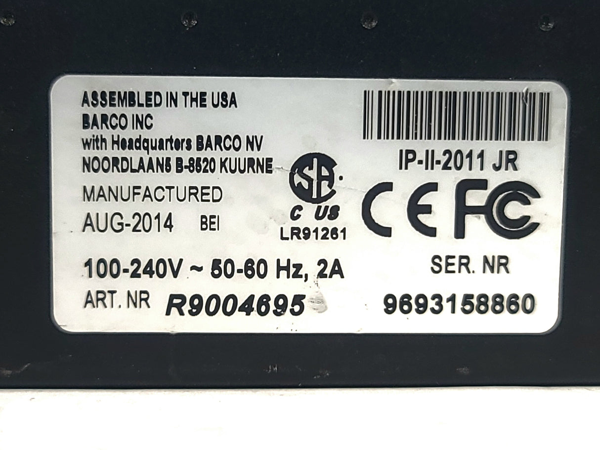 Barco Folsom R9004695 ImagePRO‑II Jr All‑in‑One Video Scaler, Scan Converter & Switcher