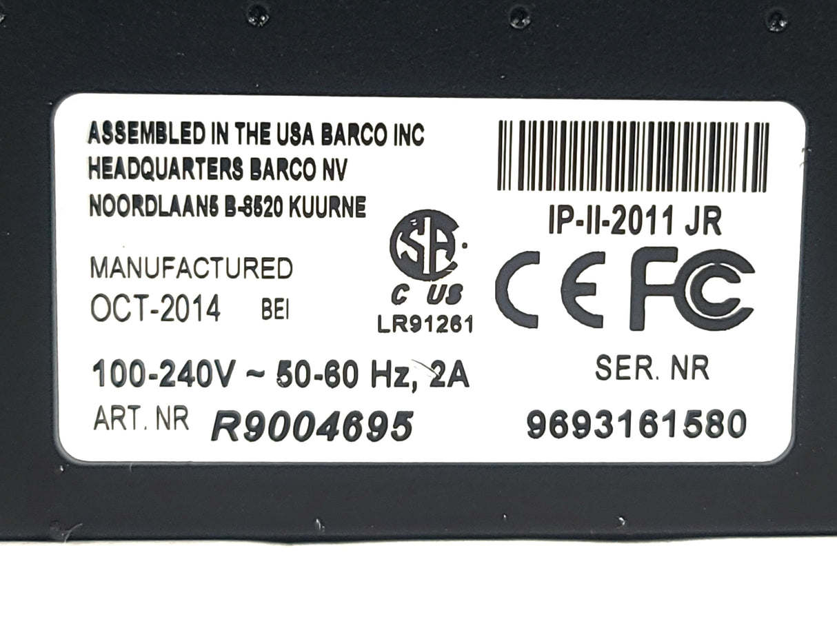 Barco Folsom R9004695 ImagePRO‑II Jr All‑in‑One Video Scaler, Scan Converter & Switcher