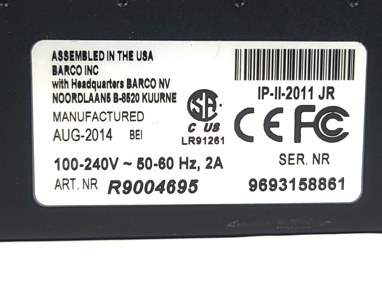 Barco R9004695 Folsom ImagePRO-II JR All-In-One Video Scaler/Converter