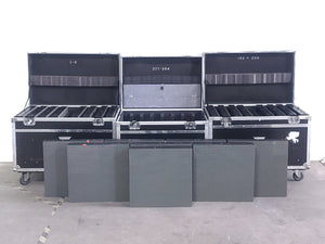 (24 Panels) Chauvet PVP S5 LED Video Wall w/ Ethercons & Jumper Cables in Wheeled Road Case