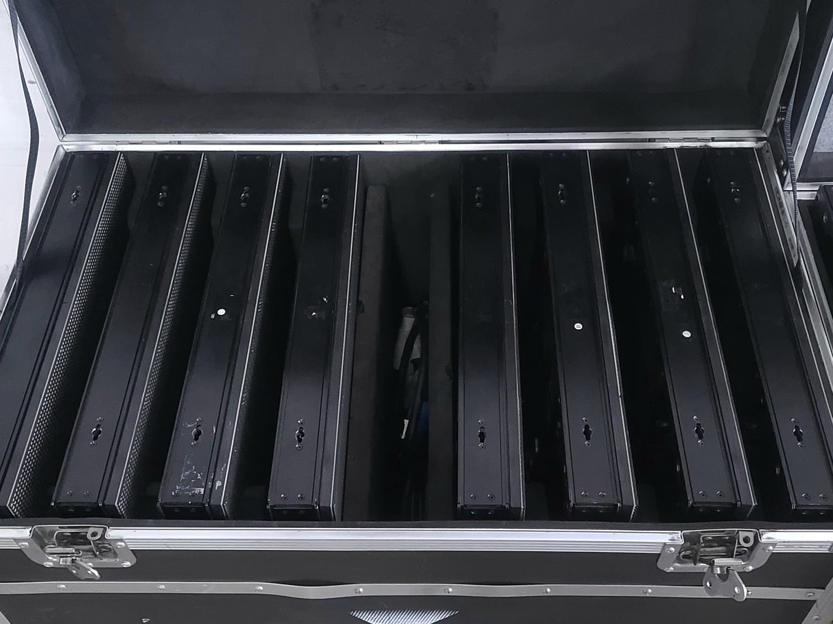 (24 Panels) Chauvet PVP S5 LED Video Wall w/ Ethercons & Jumper Cables in Wheeled Road Case