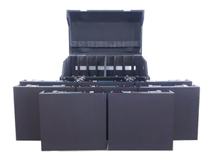 (120) Refresh LED 3.9mm 500x500 Indoor LED VIdeo Wall Panels w/ Cables & Hardware in (17) Wheeled Road Cases