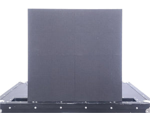 (120) Refresh LED 3.9mm 500x500 Indoor LED VIdeo Wall Panels w/ Cables & Hardware in (17) Wheeled Road Cases