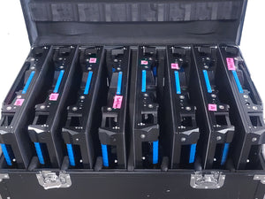 (120) Refresh LED 3.9mm 500x500 Indoor LED VIdeo Wall Panels w/ Cables & Hardware in (17) Wheeled Road Cases