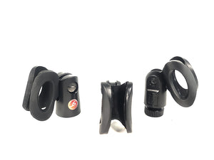 (3) Behringer XM1800S Wired Microphones w/ (3) Microphone Clips in Hard Carry Case