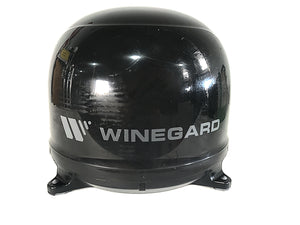 (2) Dish Dual Playmaker PL-8035 Automatic Satellite TV Antenna (Black Dome) and (2) Dish Winegard PA-6002 Pathway X2 TV Antennas (Gray Dome)