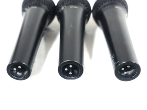 (3) Behringer XM1800S Wired Microphones (BAD RATTLING) w/ (3) Microphone Clips in Hard Carry Case