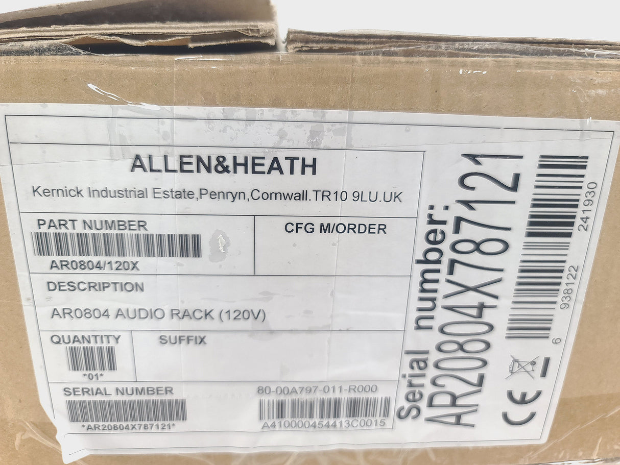 Allen & Heath AR84 8x4 Expansion Rack for GLD & Qu Mixers