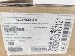 Allen & Heath AR84 8x4 Expansion Rack for GLD & Qu Mixers