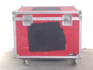 (2) JBL VRX932LA 12" Two-Way Line-Array System in LM Engineering Wheeled Road Case